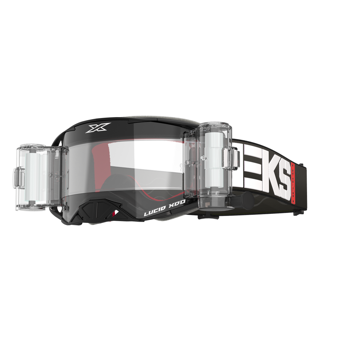 Lucid Goggle Race Pack Black &amp; White - Zip Off