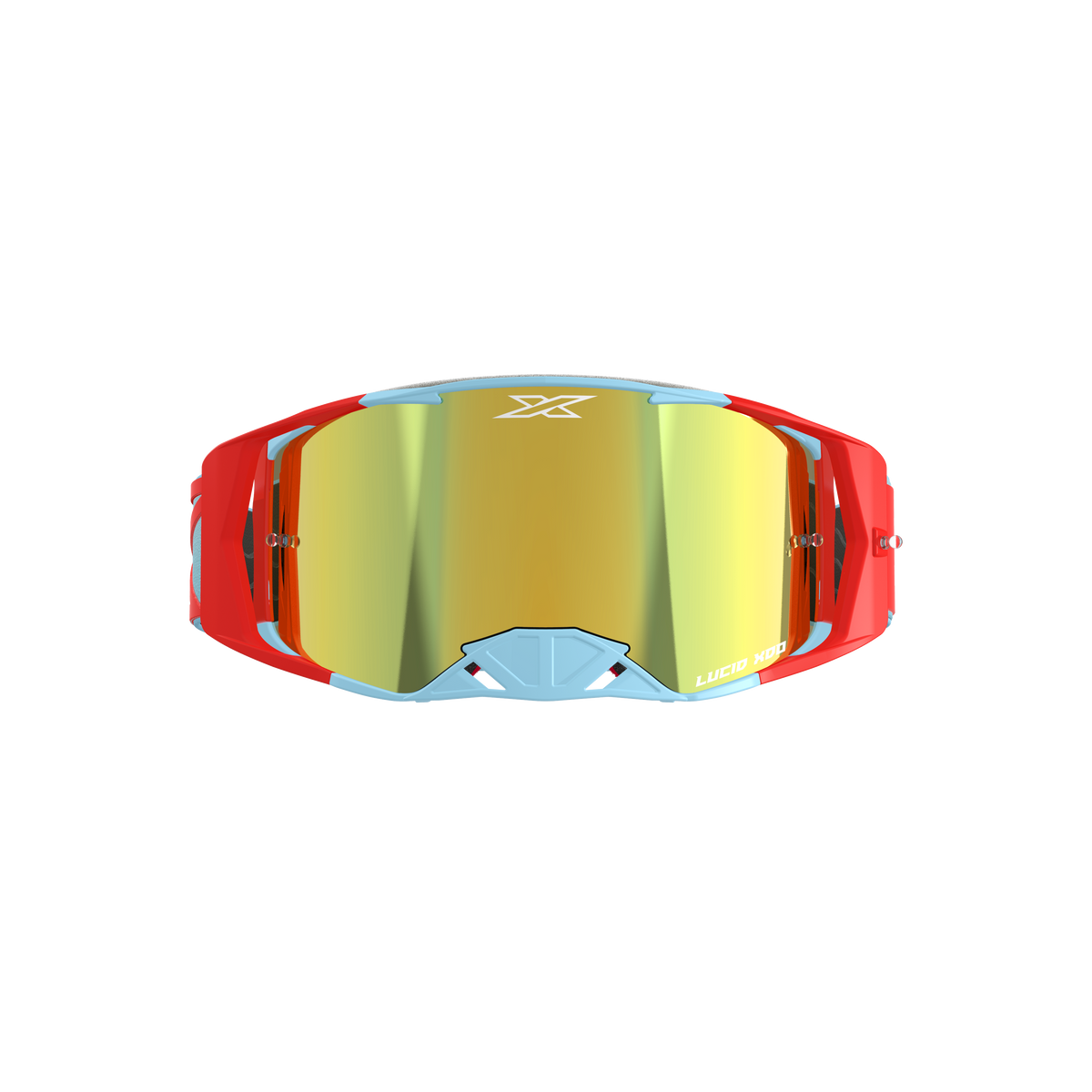 Lucid Goggle Caliber Light Blue - Gold Mirror Lens