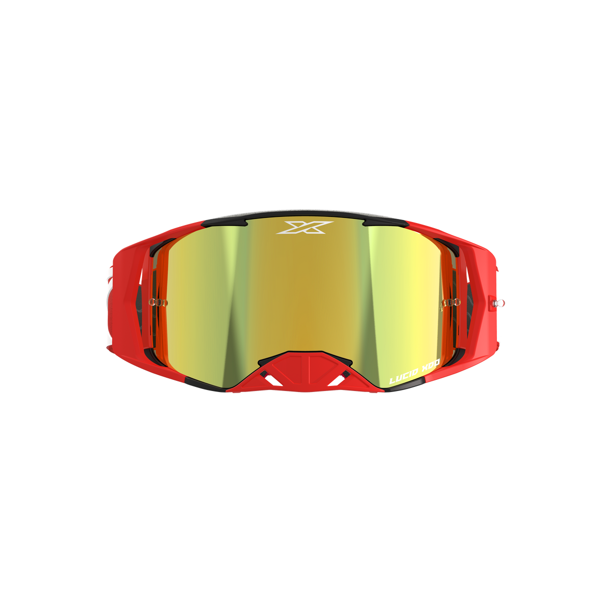 Lucid Goggle Caliber Red - Gold Mirror Lens