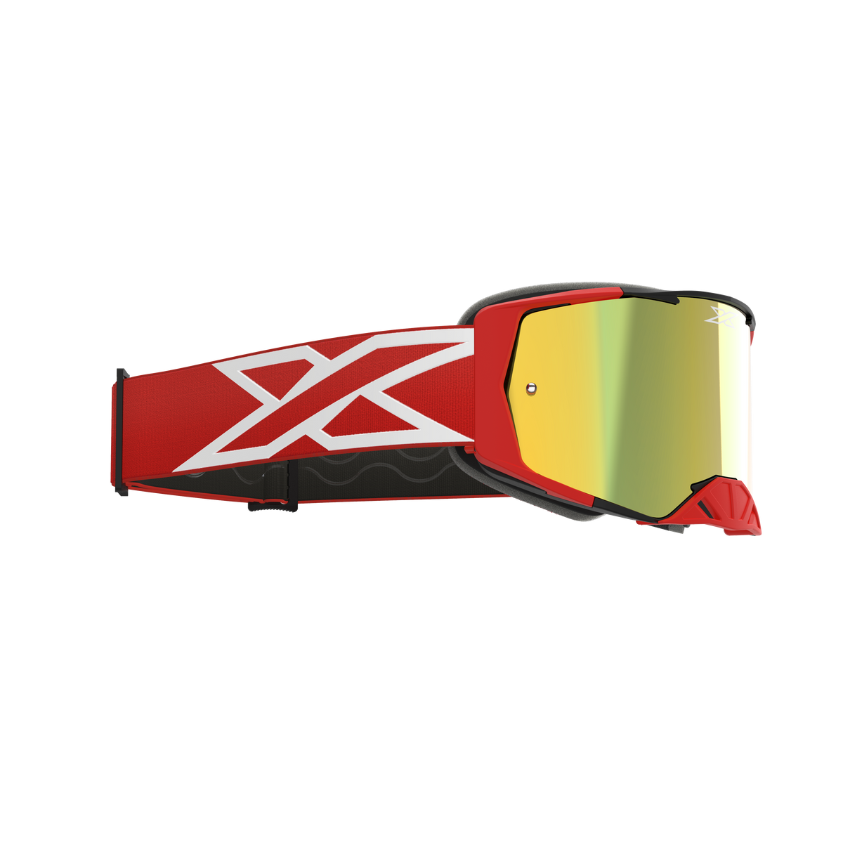 Lucid Goggle Caliber Red - Gold Mirror Lens