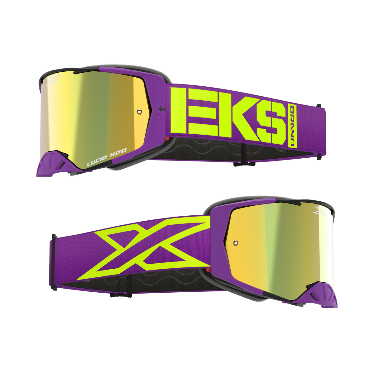 Lucid Goggle Caliber Purple - Gold Mirror Lens