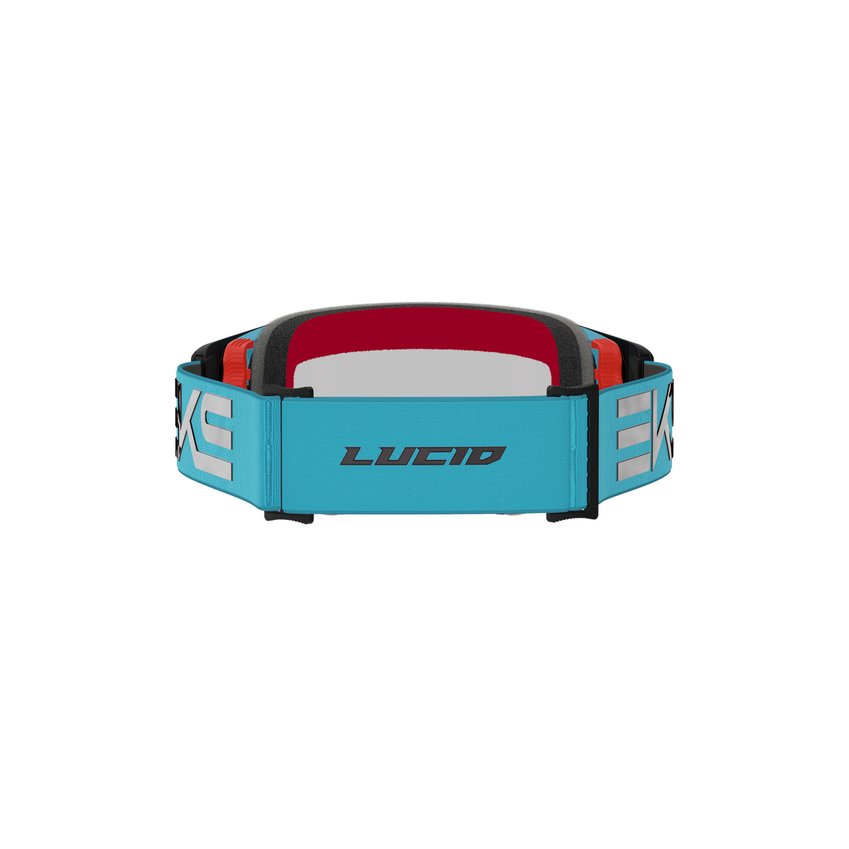 Lucid Goggle EKS Flag Teal Black - Blue Mirror Lens