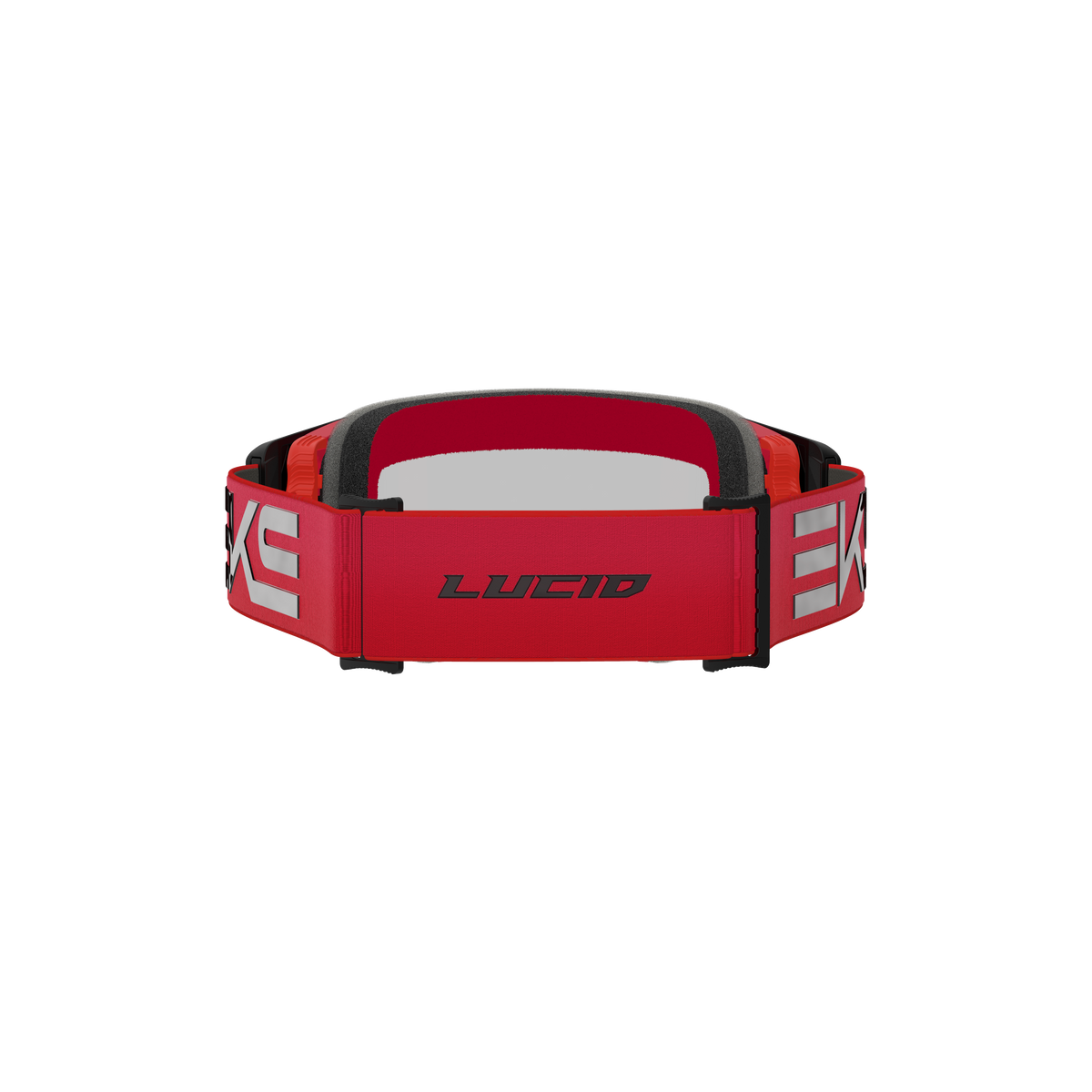 Lucid Goggle EKS Flag Red Black - Red Mirror Lens