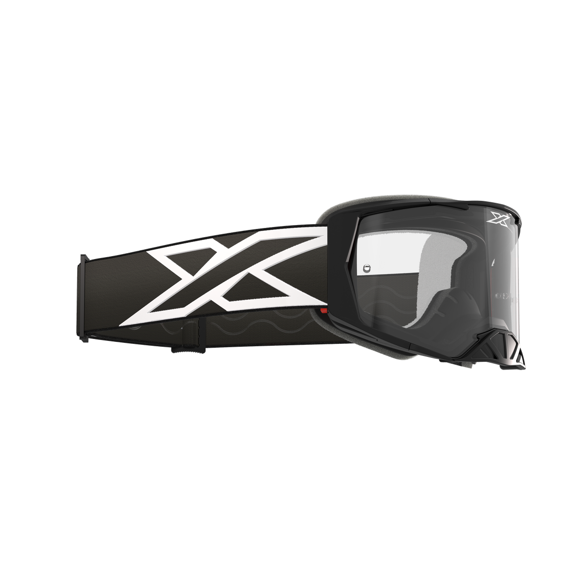 Lucid Race Face Goggle Caliber Black - Clear Lens