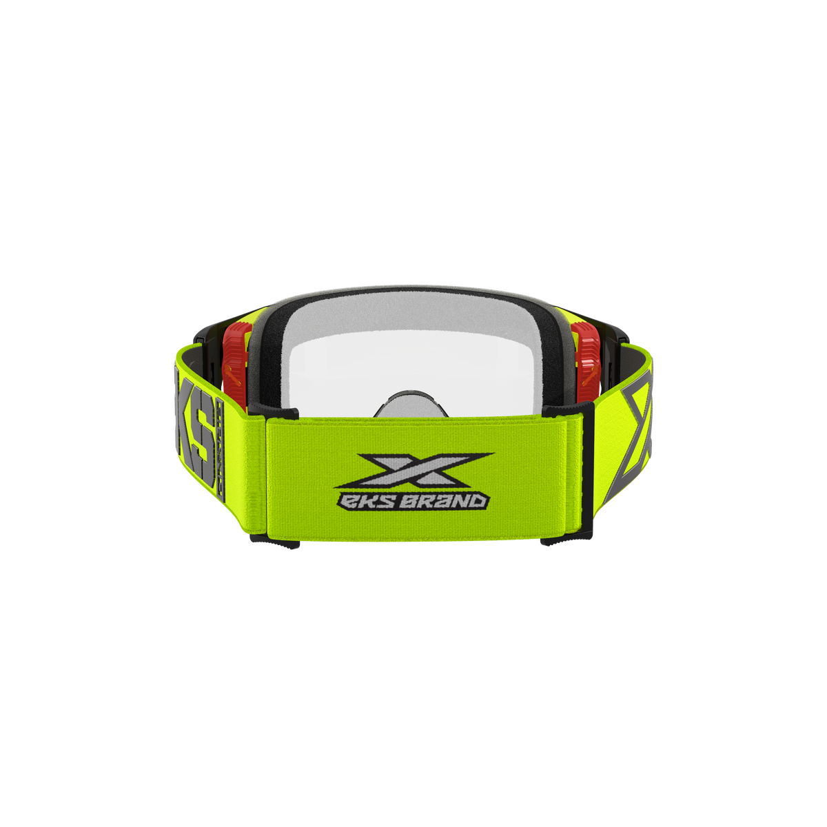 Lucid Race Face Goggle Caliber Flo Yellow - Clear Lens