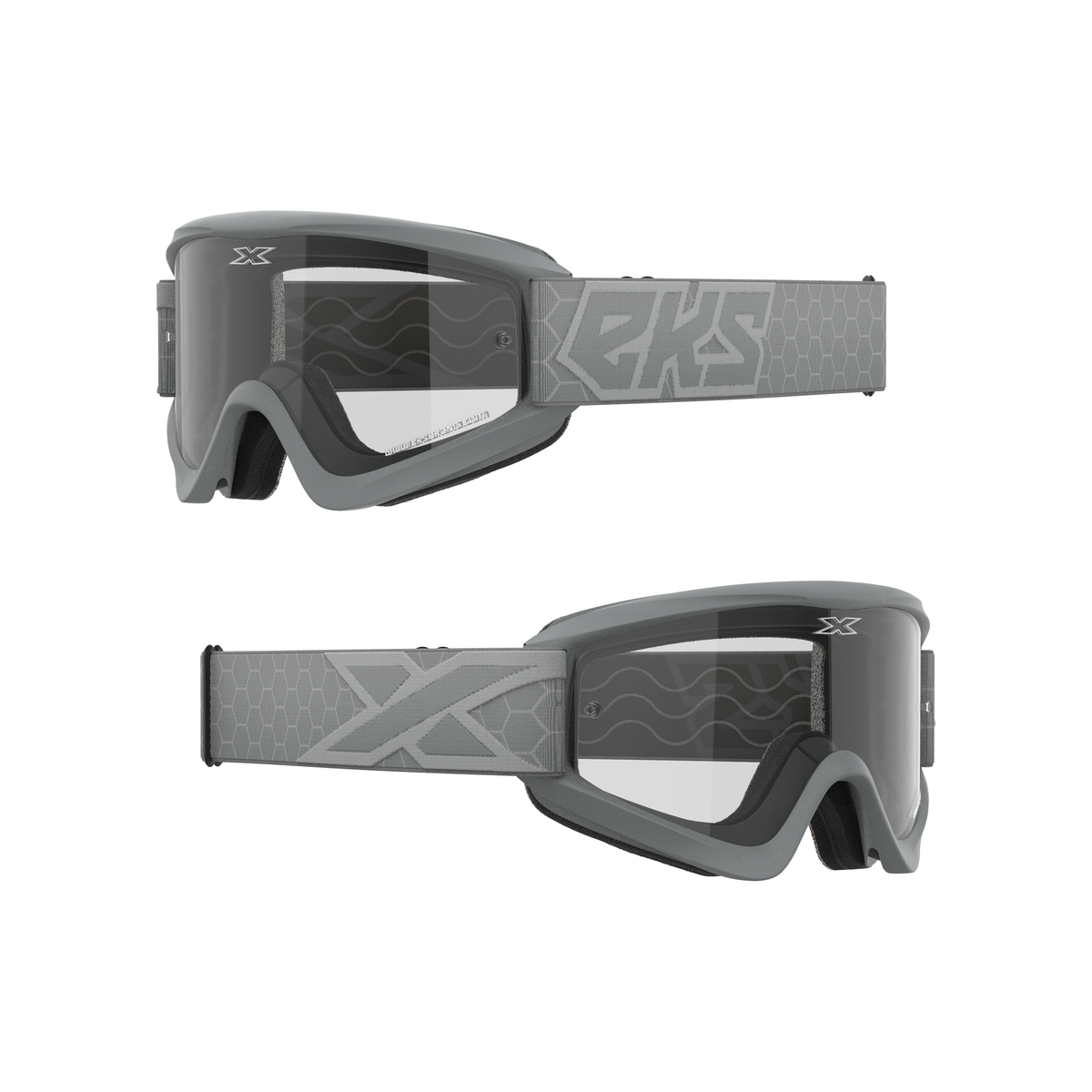 GOX Flat-Out Clear Goggle Grey