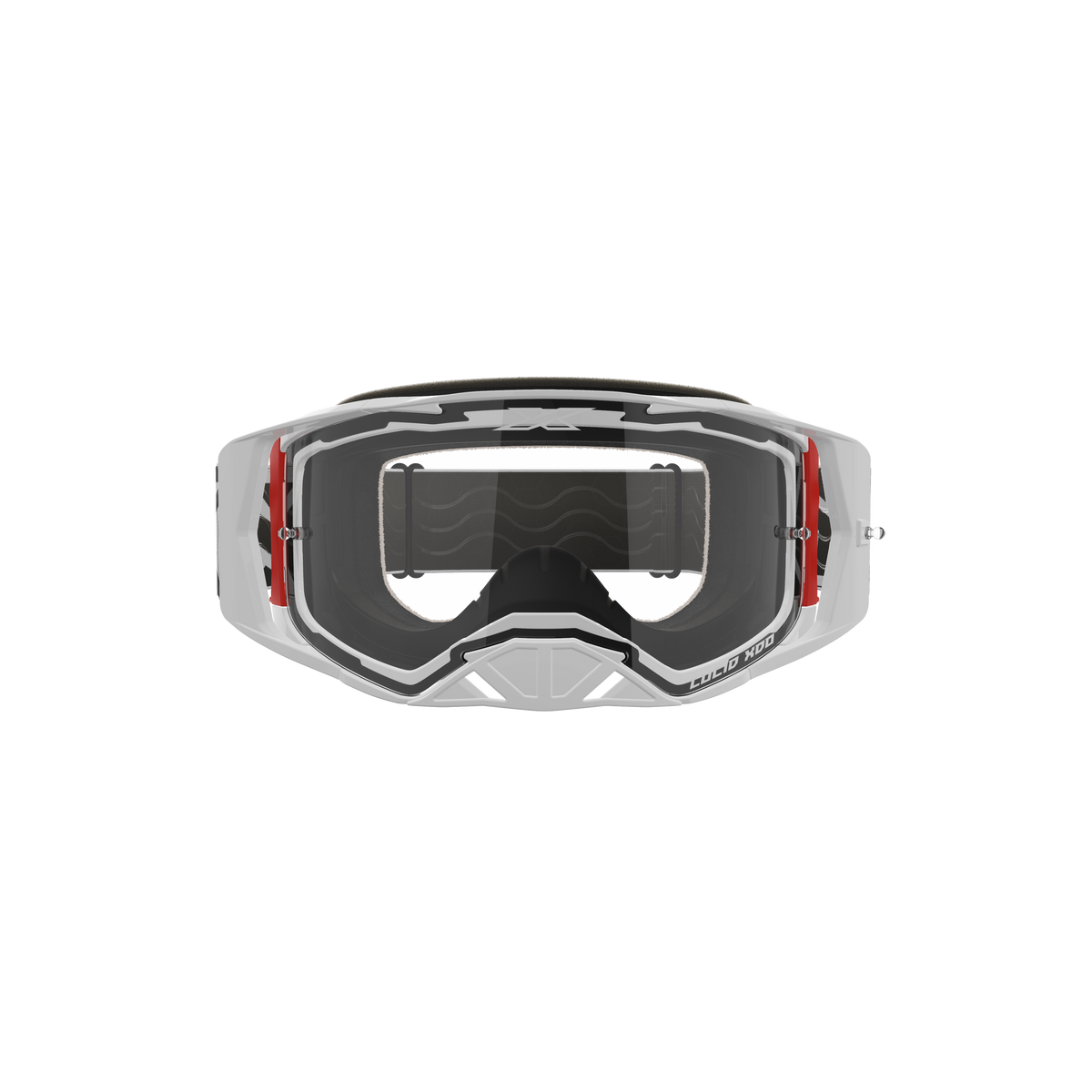 Lucid Goggle Bright White - Clear Lens