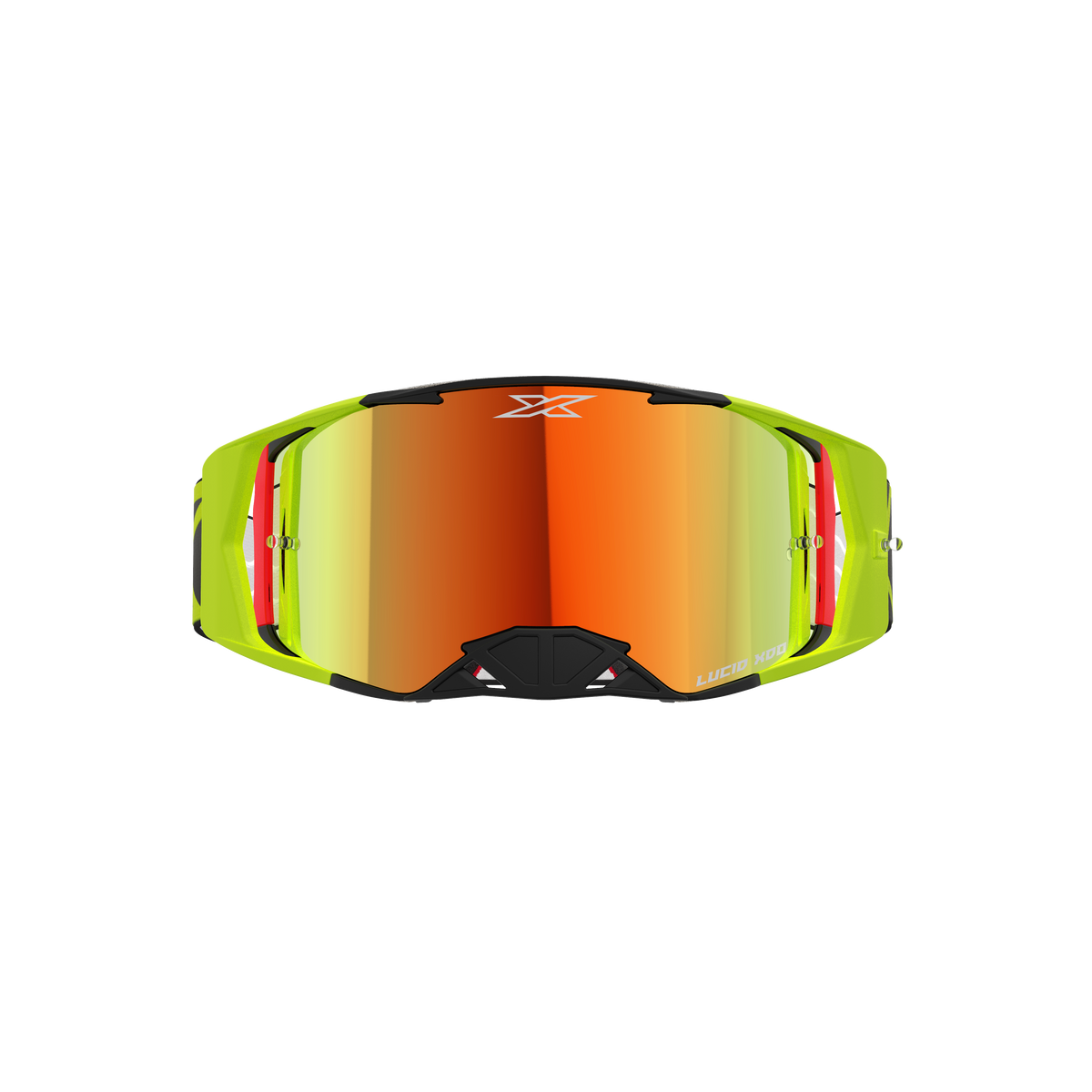 Lucid Goggle Flo Fire - Red Mirror Lens