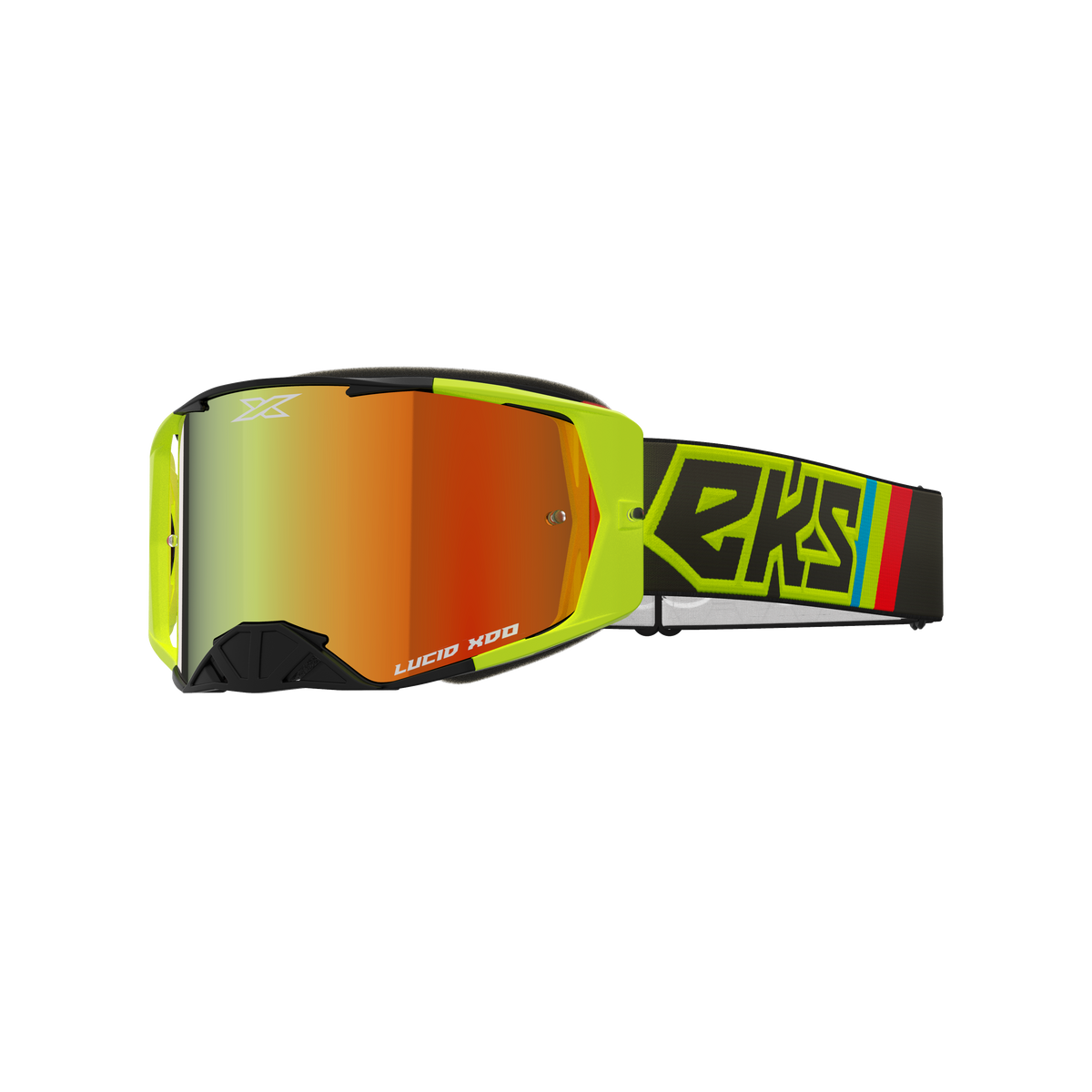 Lucid Goggle Flo Fire - Red Mirror Lens
