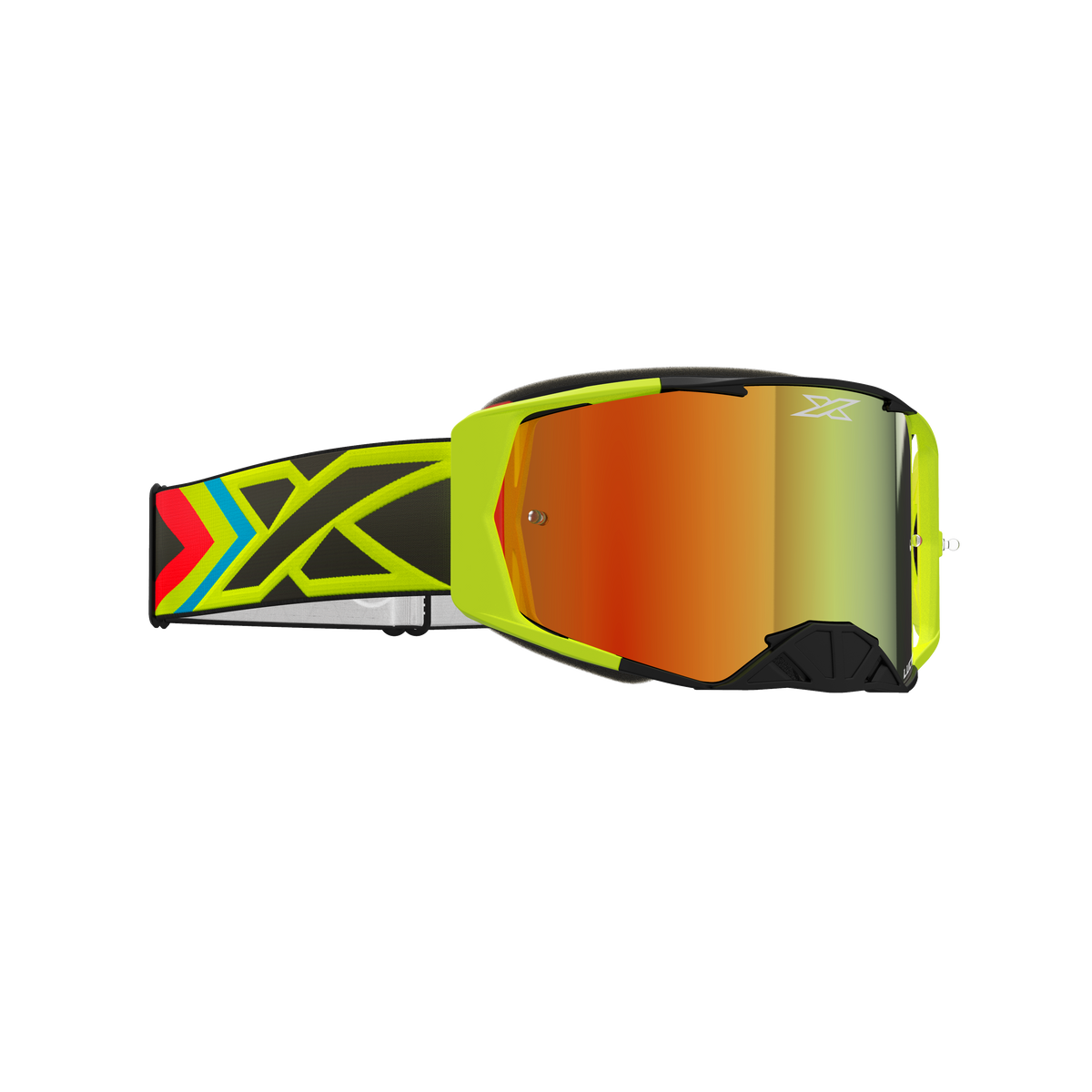 Lucid Goggle Flo Fire - Red Mirror Lens