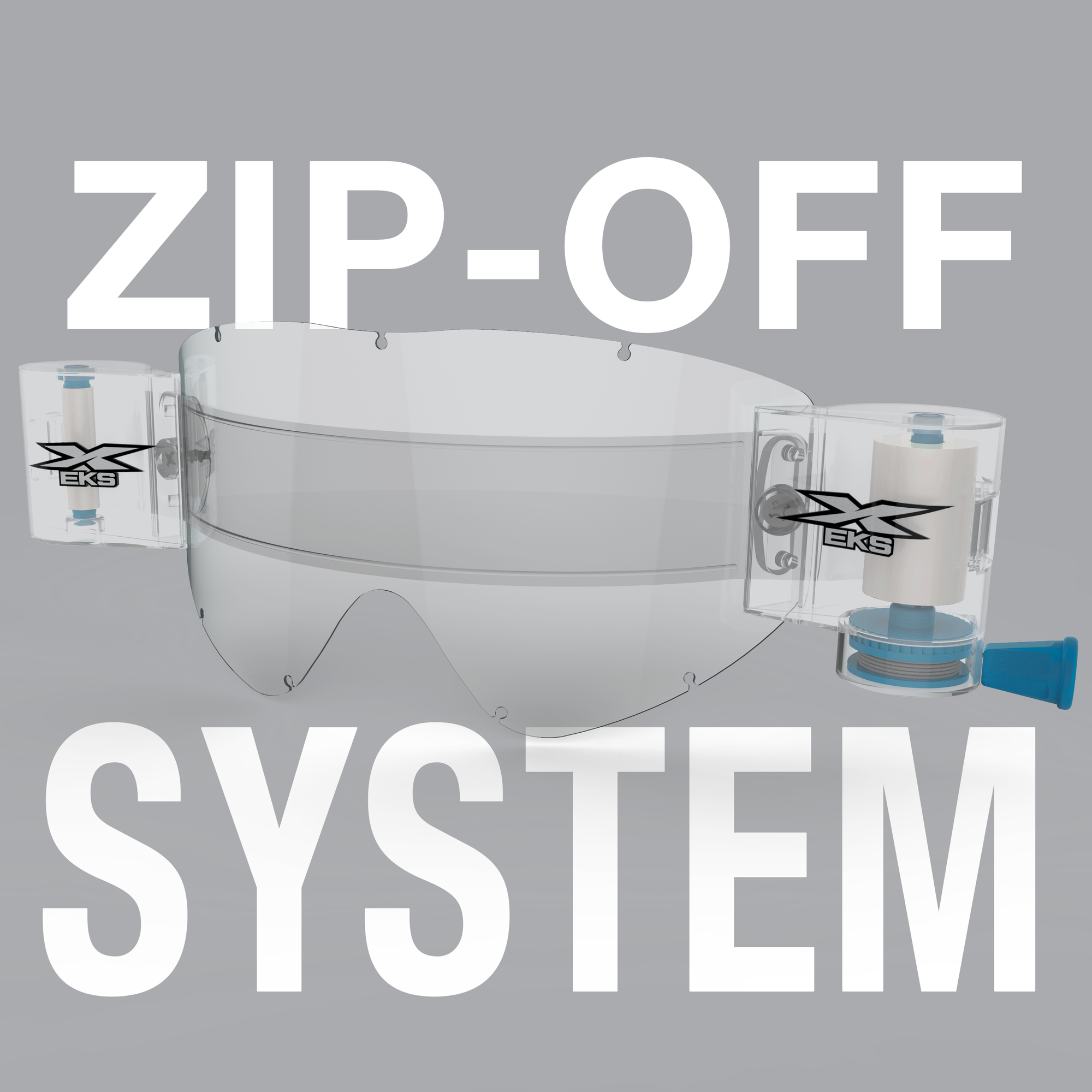 Zip-off System for GOX goggle