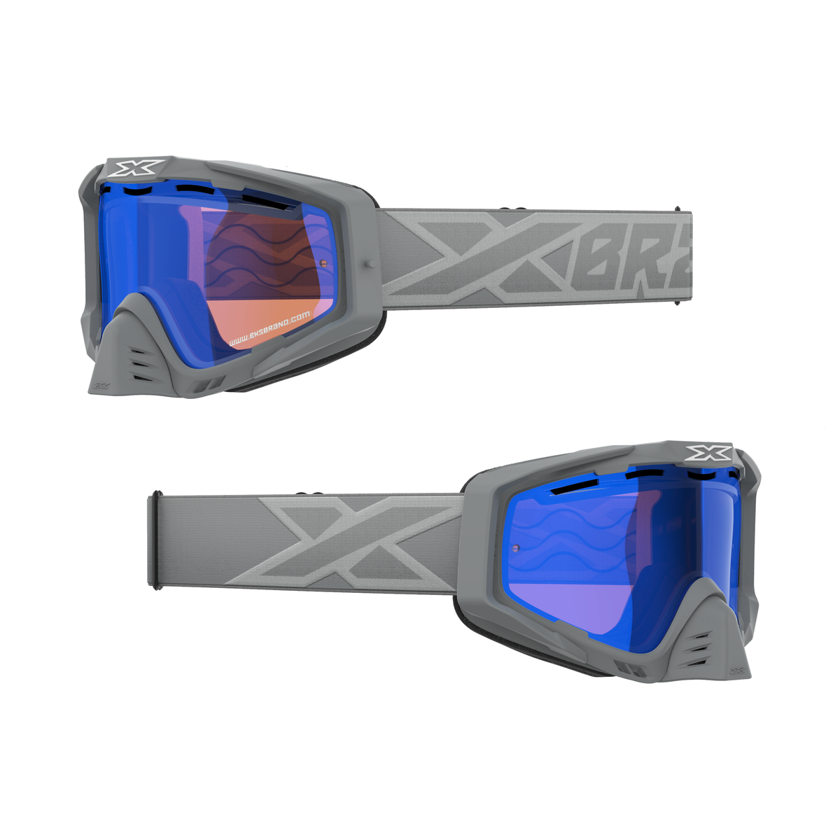 SNOW-X EKS-S Goggle Grey &amp; Silver